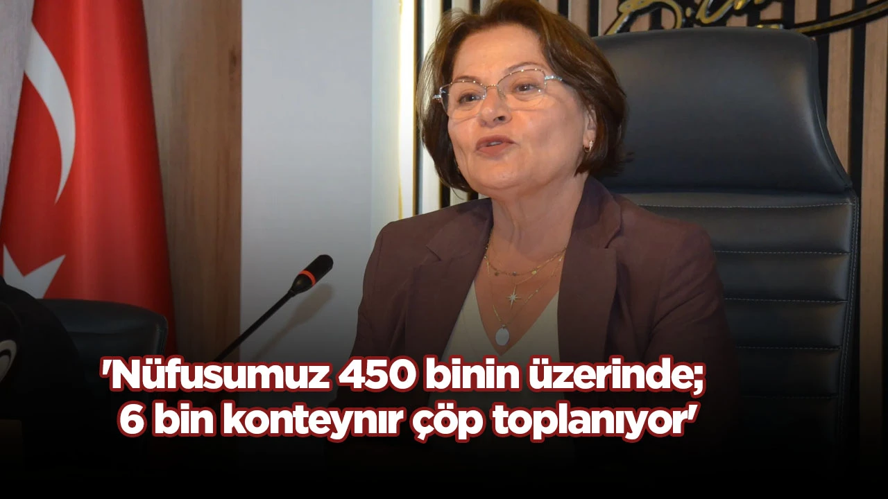 'N&uuml;fusumuz 450 binin &uuml;zerinde; 6 bin konteynır &ccedil;&ouml;p toplanıyor'