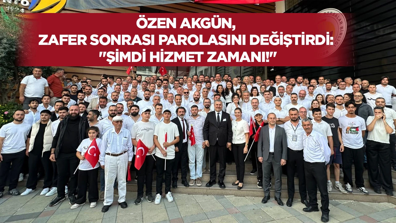 &Ouml;zen Akg&uuml;n, zafer sonrası parolasını değiştirdi: "Şimdi hizmet zamanı!"