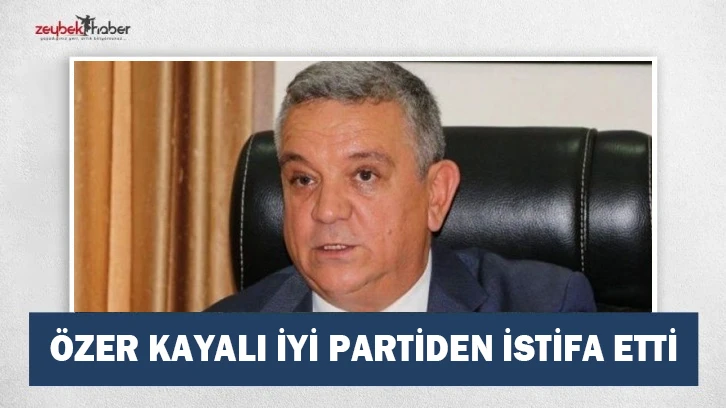 Özer Kayalı İYİ Parti'den istifa etti