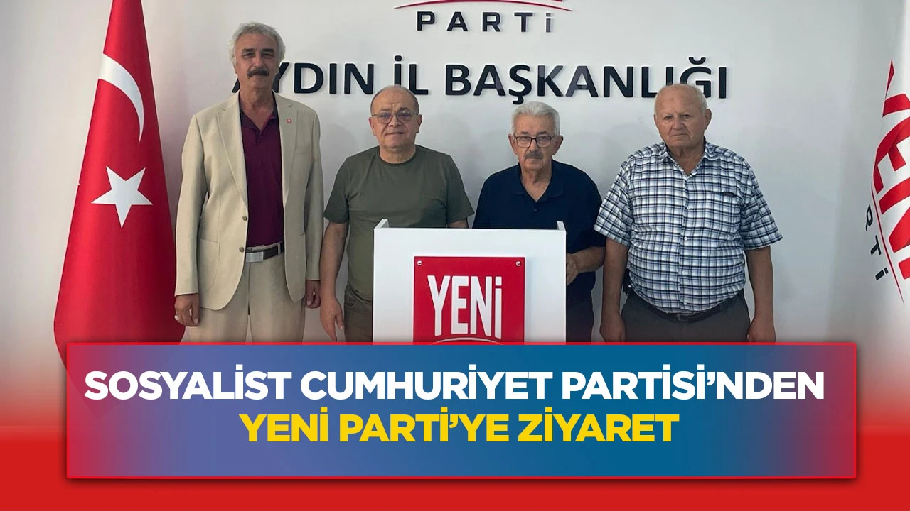 Sosyalist Cumhuriyet Partisi&rsquo;nden Yeni Parti&rsquo;ye ziyaret