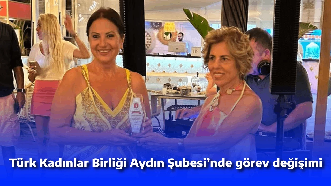Türk Kadınlar Birliği Aydın Şubesi’nde görev değişimi, Başkan Kavasgil 9 yıllık görevini devretti