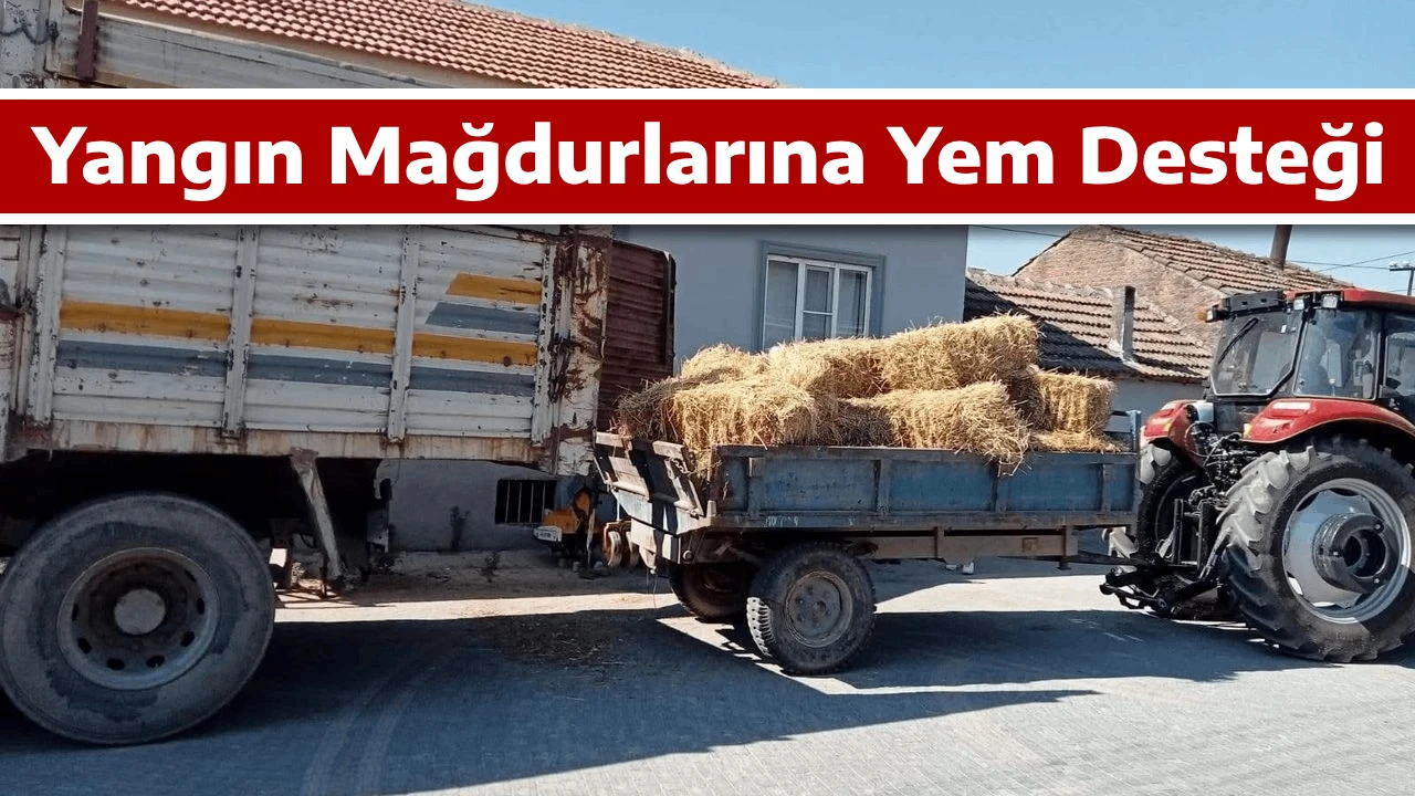 Yangın Mağdurlarına Yem Desteği