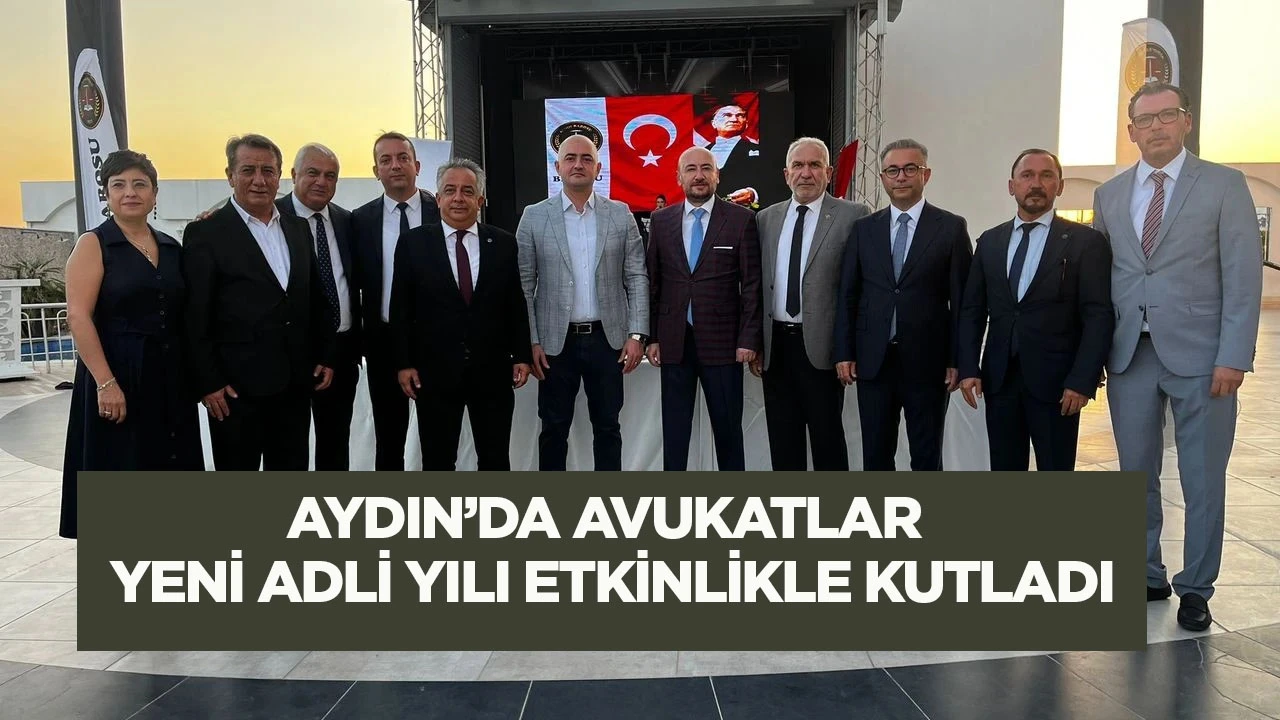 Aydın'da avukatlar yeni adli yılı etkinlikle kutladı