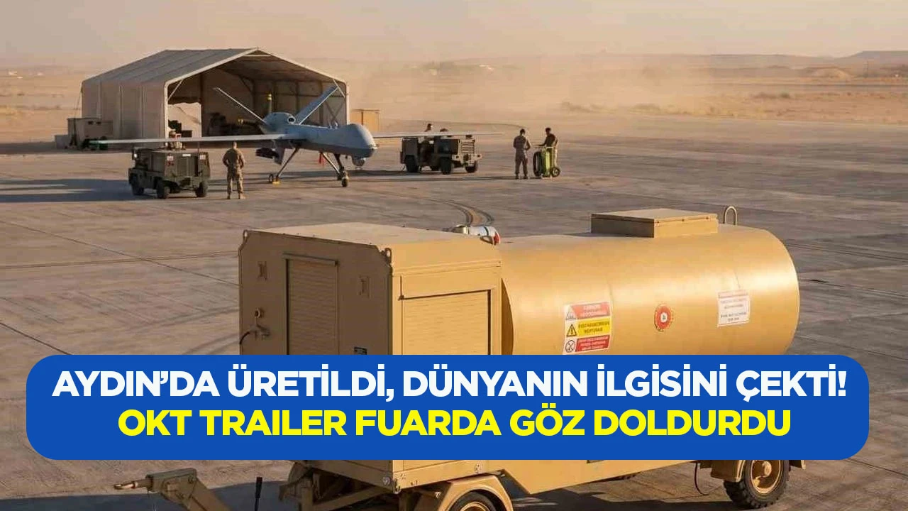 Aydın&rsquo;da &uuml;retildi, d&uuml;nyanın ilgisini &ccedil;ekti! OKT Trailer fuarda g&ouml;z doldurdu