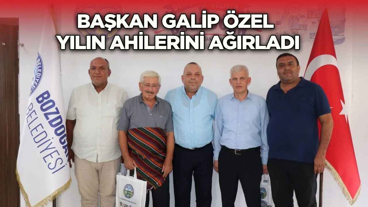 Başkan Galip Özel Yılın Ahilerini ağırladı
