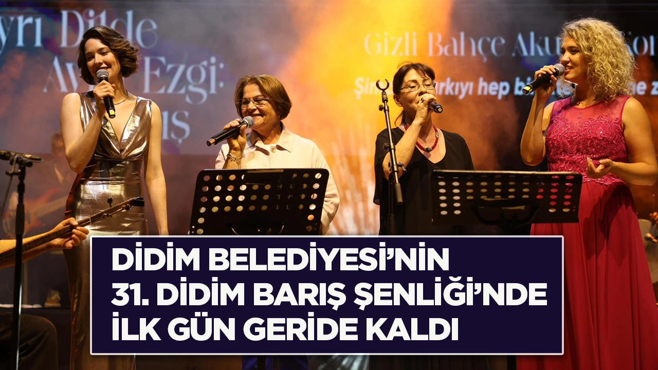 Didim&rsquo;de barışın ezgisi y&uuml;kseldi, farklı diller aynı duyguda buluştu