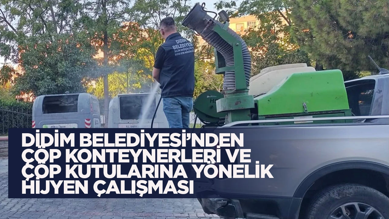 Didim&rsquo;de &Ccedil;&ouml;p Konteynerleri ve &Ccedil;&ouml;p Kutuları D&uuml;zenli Olarak İla&ccedil;lanıyor