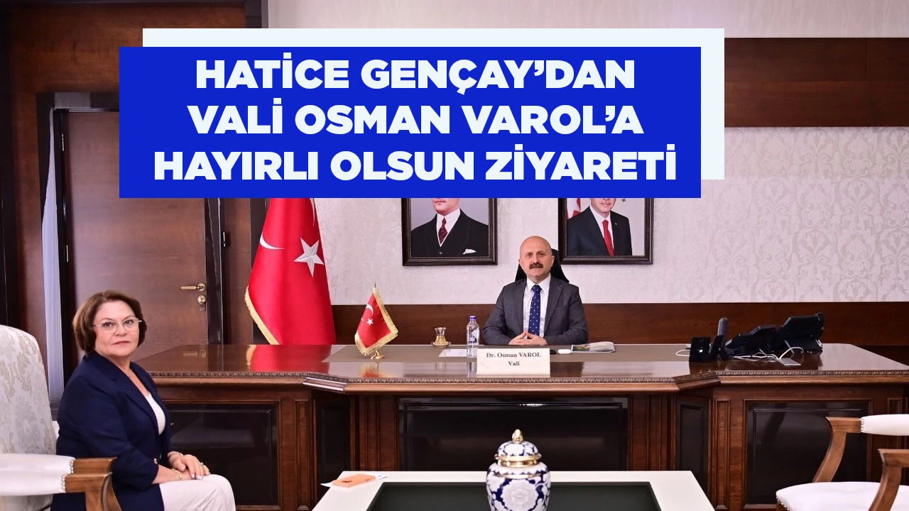 HATİCE GENÇAY’DAN VALİ OSMAN VAROL’A HAYIRLI OLSUN ZİYARETİ DİDİM’İN GELECEĞİNE YÖNELİK PROJELER MASAYA YATIRILDI