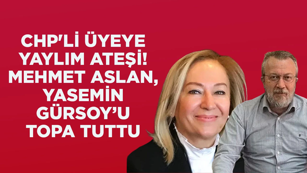 CHP'Lİ &Uuml;YEYE YAYLIM ATEŞİ! MEHMET ASLAN, YASEMİN G&Uuml;RSOY&rsquo;U TOPA TUTTU