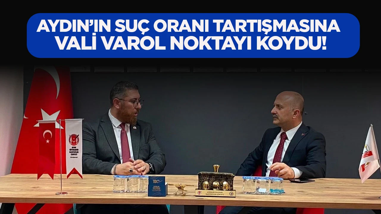 AYDIN&rsquo;IN SU&Ccedil; ORANI TARTIŞMASINA VALİ VAROL NOKTAYI KOYDU!