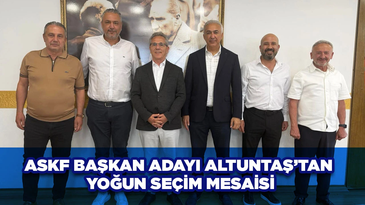 ÖMER ALTUNTAŞ ARI GİBİ ÇALIŞIYOR