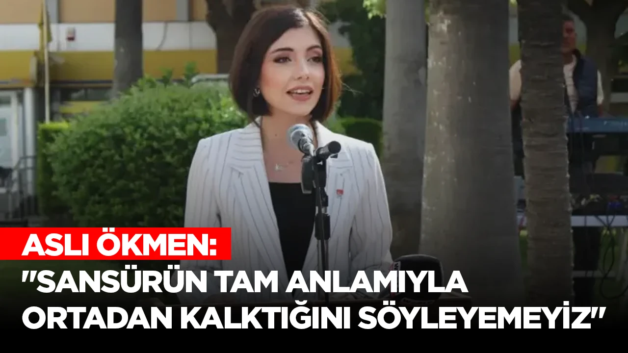 ASLI &Ouml;KMEN: "SANS&Uuml;R&Uuml;N TAM ANLAMIYLA ORTADAN KALKTIĞINI S&Ouml;YLEYEMEYİZ"