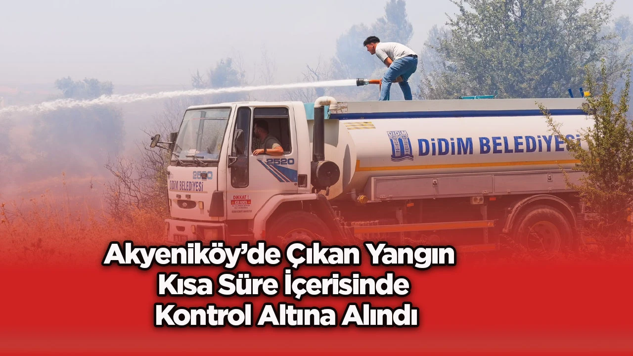 Alevler Rüzgârın Etkisiyle Kısa Sürede Yayıldı