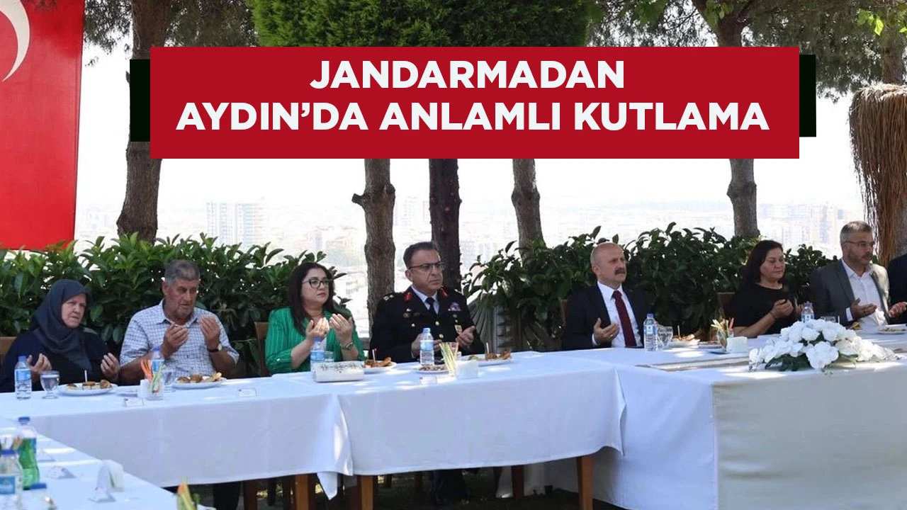 JANDARMADAN AYDIN’DA ANLAMLI KUTLAMA