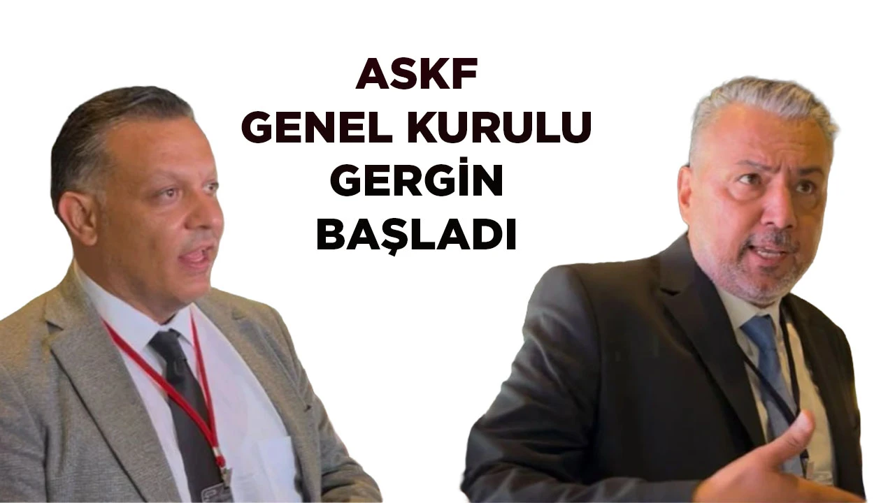 ASKF GENEL KURULU GERGİN BAŞLADI