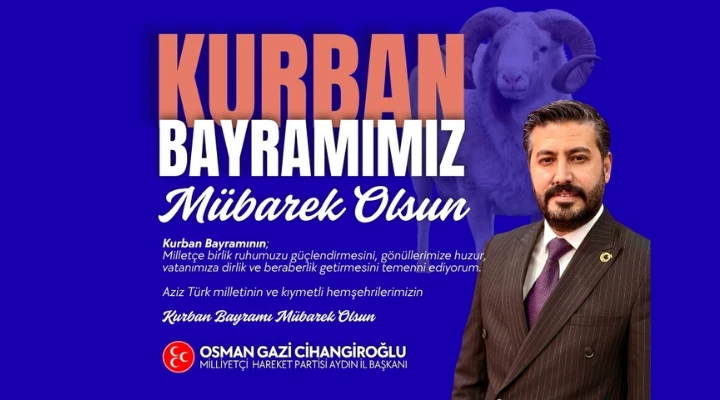 MHP KURBAN BAYRAMI KUTLAMA İLANI