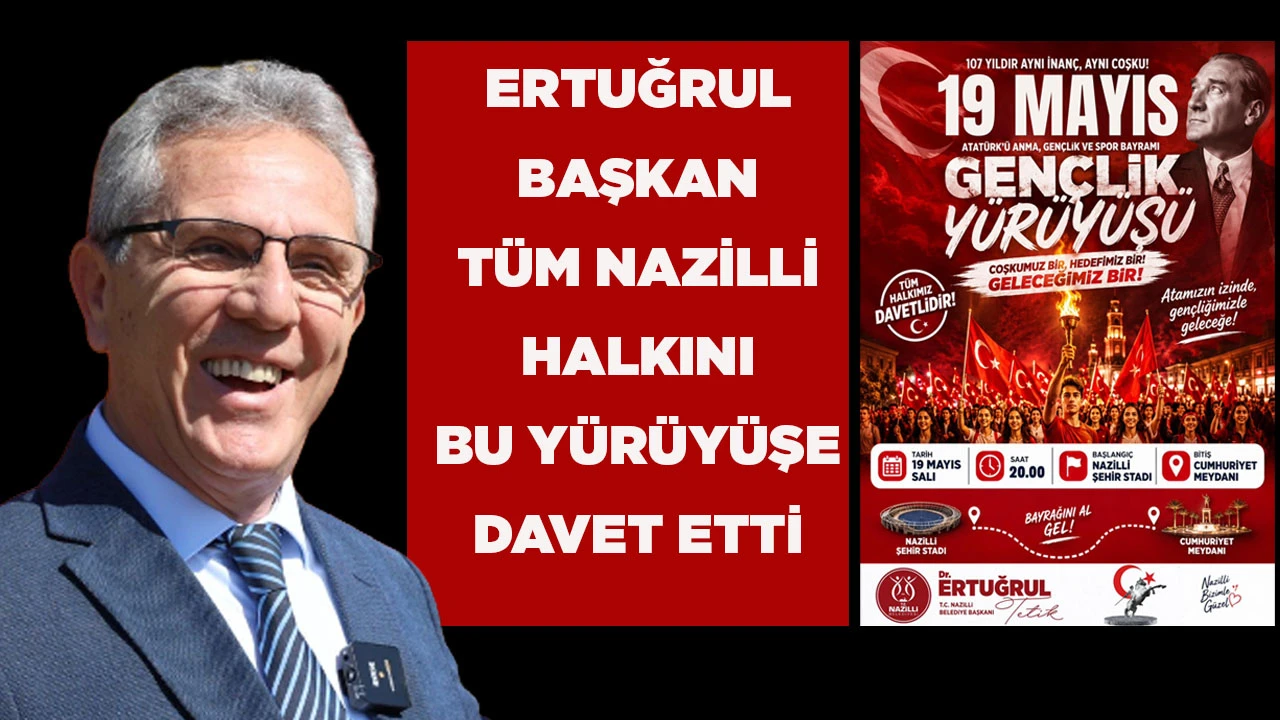 NAZİLLİ’DE 19 MAYIS COŞKUSU