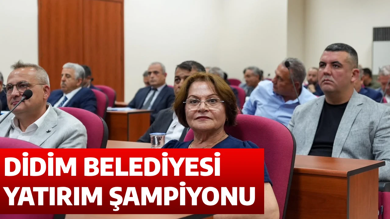 DİDİM BELEDİYESİ YATIRIM ŞAMPİYONU