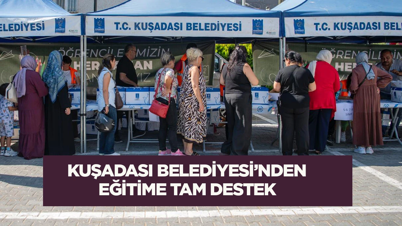 Öğrenciler kırtasiye malzemelerine kavuştu