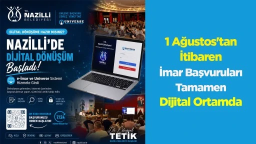 1 Ağustos'tan İtibaren İmar Başvuruları Tamamen Dijital Ortamda