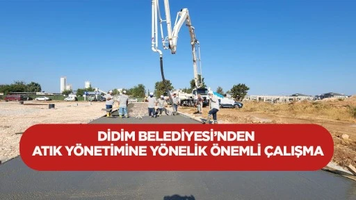 1.Sınıf Atık Getirme Merkezi Genişletiliyor