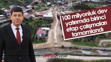100 milyonluk dev yatırımda birinci etap &ccedil;alışmaları tamamlandı