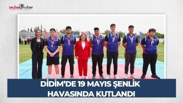 19 MAYIS DİDİM&rsquo;DE ETKİNLİKLERLE KUTLANDI
