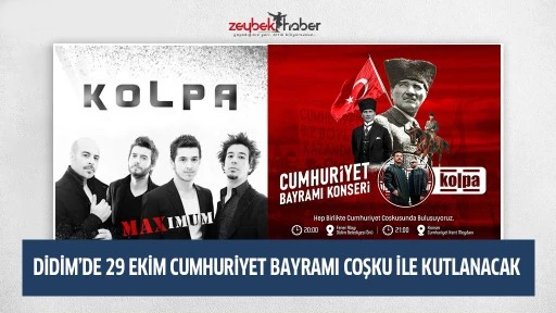 29 Ekim Cumhuriyet Bayramı, Didim&rsquo;de b&uuml;y&uuml;k bir coşku ile kutlanacak. 