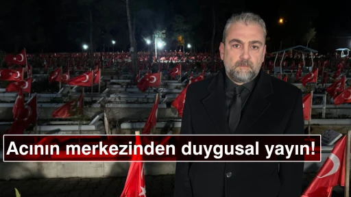 Acının merkezinden duygusal yayın!