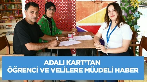 Adalı Kart’tan öğrenci ve velilere müjdeli haber
