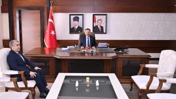 AD&Uuml; Rekt&ouml;r&uuml; Kent, Aydın Valisi Aksoy ile g&ouml;r&uuml;şt&uuml;