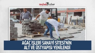 AĞA&Ccedil; İŞLERİ SANAYİ SİTESİ&rsquo;NİN ALT VE &Uuml;STYAPISI YENİLENDİ