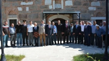 Ahilik Haftası kutlamaları &Ccedil;ine'deki esnaf ziyaretleri ile devam etti