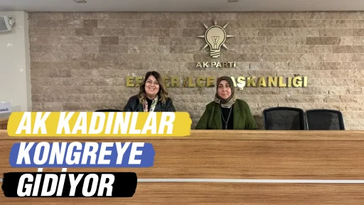 AK Kadınlar kongreye gidiyor