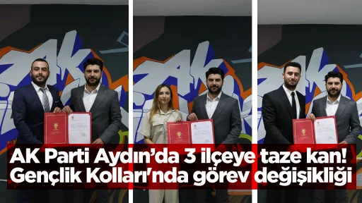 AK Parti Aydın’da 3 ilçeye taze kan! Gençlik Kolları'nda görev değişikliği