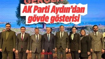 AK Parti Aydın&rsquo;dan g&ouml;vde g&ouml;sterisi