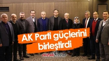AK Parti g&uuml;&ccedil;lerini birleştirdi