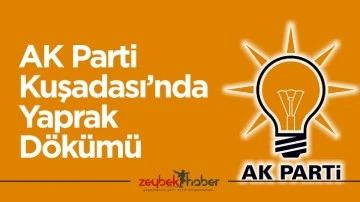 AK Parti Kuşadası&rsquo;nda Yaprak D&ouml;k&uuml;m&uuml;