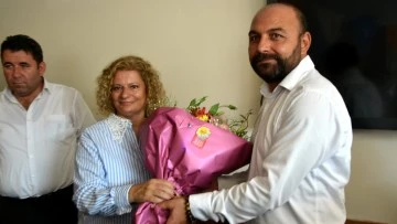 AK Parti S&ouml;ke'de başkanlık g&ouml;revi devir teslimi yapıldı