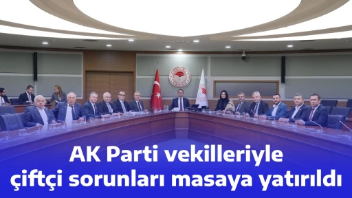 AK Parti vekilleriyle &ccedil;ift&ccedil;i sorunları masaya yatırıldı