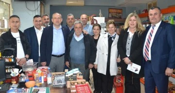 AK Partili Abak S&ouml;ke'de davul zurnayla karşılandı