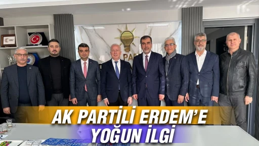 AK Partili Erdem&rsquo;e yoğun ilgi