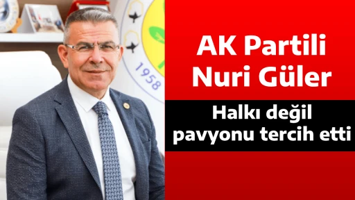 AK Partili Nuri G&uuml;ler, halkı değil pavyonu tercih etti