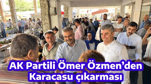 AK Partili &Ouml;mer &Ouml;zmen&rsquo;den Karacasu &ccedil;ıkarması