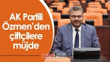 AK Partili &Ouml;zmen&rsquo;den &ccedil;ift&ccedil;ilere m&uuml;jde