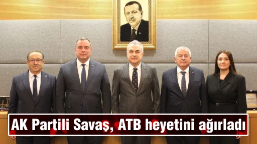 AK Partili Savaş, ATB heyetini ağırladı