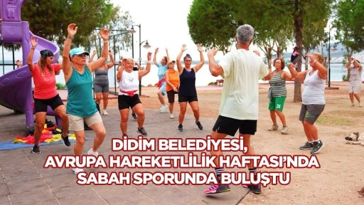 Akbük Zübeyde Hanım Parkı’nda gerçekleştirilen buluşmada hareketli ve sağlıklı yaşamın önemine dikkat çekildi