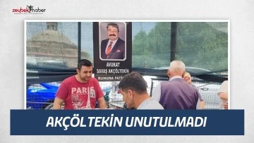 Ak&ccedil;&ouml;ltekin unutulmadı