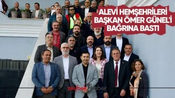 Alevi hemşehrileri Başkan &Ouml;mer G&uuml;nel&rsquo;i bağrına bastı