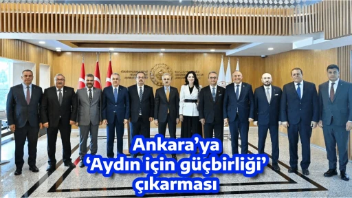 Ankara&rsquo;ya &lsquo;Aydın i&ccedil;in g&uuml;&ccedil;birliği&rsquo; &ccedil;ıkarması